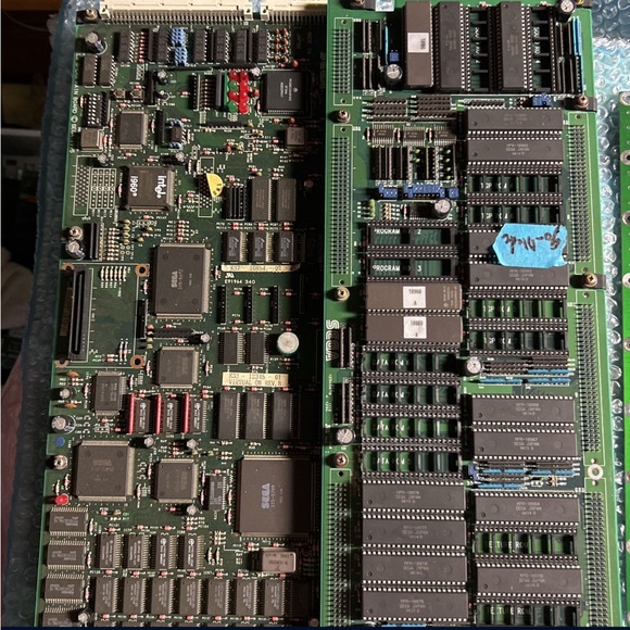 Sega GUNBLADE New York Model 2B Arcade Game PCB Board Cj - Picture 2 of 10